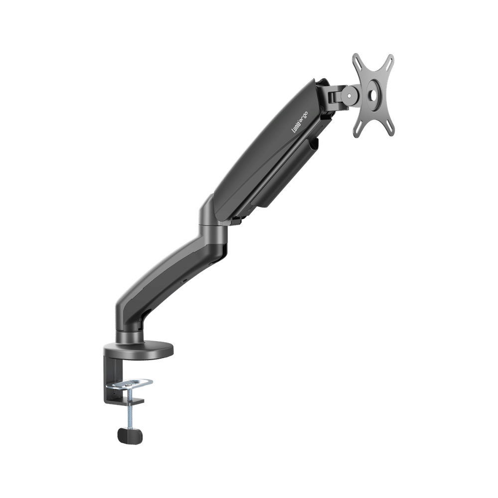 แขนจับจอ LUNIO ERGO MONITOR ARM CYBOT สีเทา 1 แขน หมุนได้360&deg;